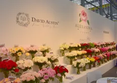 The David Austin wedding flowers were on display as well.